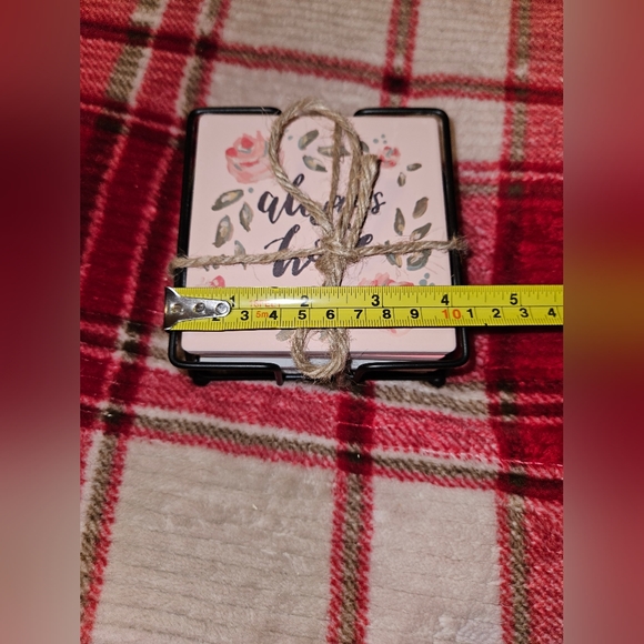 DONATING 11/15/24 ✨️Clearance✨️ Primatives by Kathy Be Joyful coaster set NWOT - Picture 4 of 14